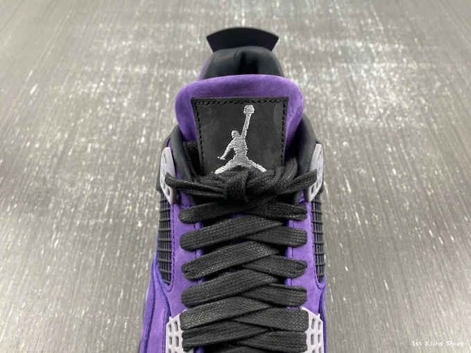 1st Kicks Shoes 4 Suede x Air Scott Jordan Travis Purple 0723